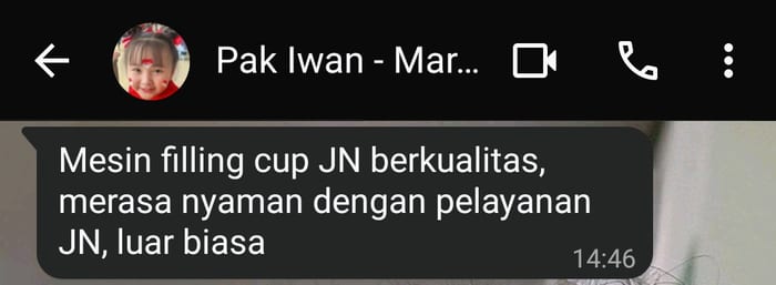 Testimoni Pak Iwan - mitra pengguna mesin JN Engineering